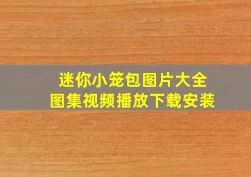 迷你小笼包图片大全图集视频播放下载安装