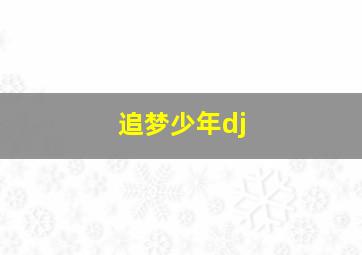 追梦少年dj