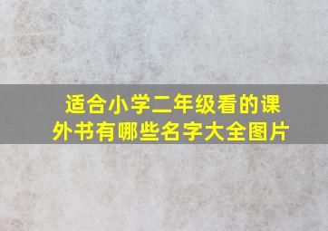 适合小学二年级看的课外书有哪些名字大全图片