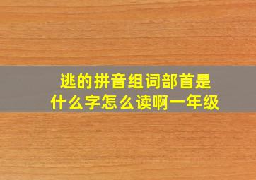 逃的拼音组词部首是什么字怎么读啊一年级