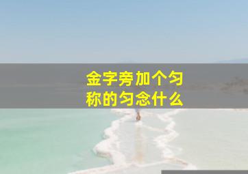 金字旁加个匀称的匀念什么