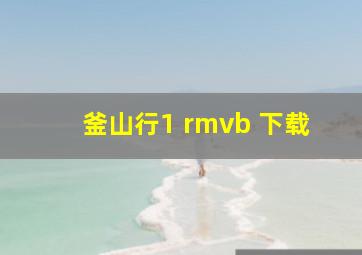 釜山行1 rmvb 下载