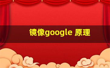 镜像google 原理