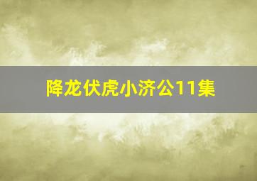 降龙伏虎小济公11集