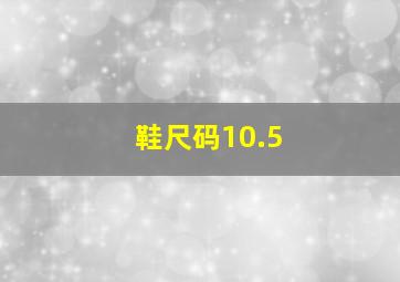 鞋尺码10.5