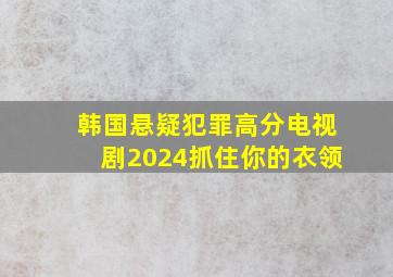 韩国悬疑犯罪高分电视剧2024抓住你的衣领