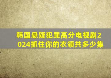 韩国悬疑犯罪高分电视剧2024抓住你的衣领共多少集