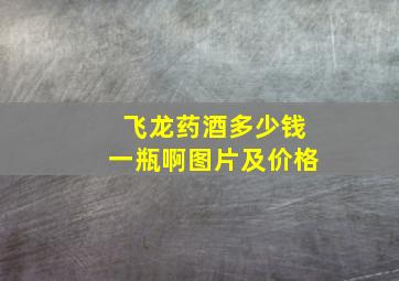 飞龙药酒多少钱一瓶啊图片及价格