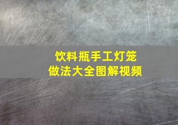 饮料瓶手工灯笼做法大全图解视频