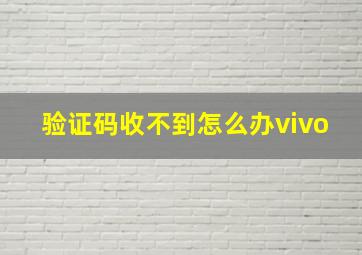 验证码收不到怎么办vivo