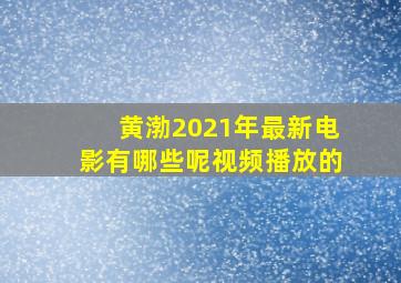 黄渤2021年最新电影有哪些呢视频播放的