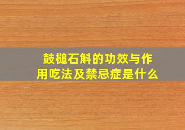 鼓槌石斛的功效与作用吃法及禁忌症是什么