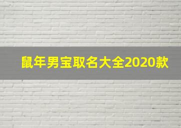 鼠年男宝取名大全2020款