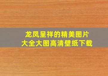 龙凤呈祥的精美图片大全大图高清壁纸下载