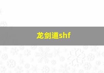 龙剑道shf