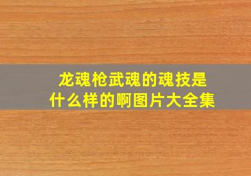 龙魂枪武魂的魂技是什么样的啊图片大全集