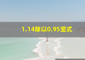 1.14除以0.95竖式