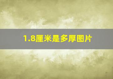 1.8厘米是多厚图片