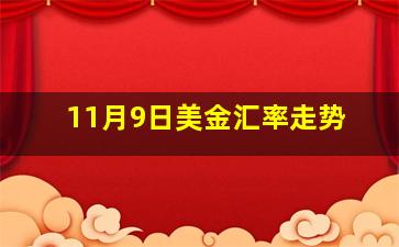 11月9日美金汇率走势