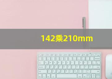 142乘210mm