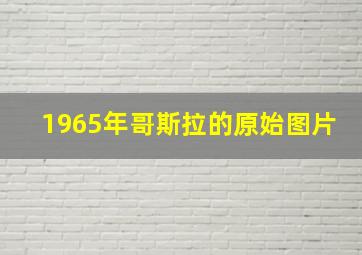 1965年哥斯拉的原始图片