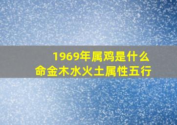 1969年属鸡是什么命金木水火土属性五行