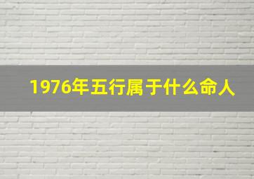 1976年五行属于什么命人