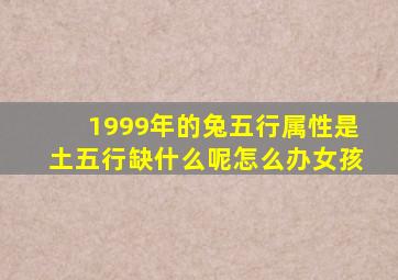 1999年的兔五行属性是土五行缺什么呢怎么办女孩