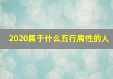 2020属于什么五行属性的人