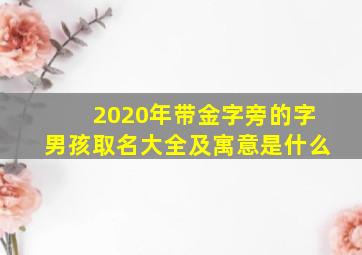 2020年带金字旁的字男孩取名大全及寓意是什么