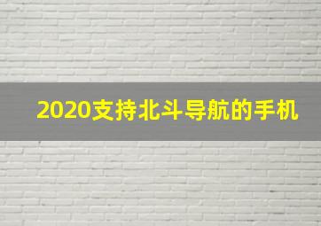 2020支持北斗导航的手机