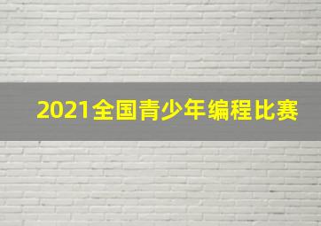 2021全国青少年编程比赛