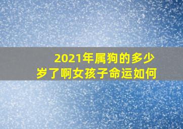 2021年属狗的多少岁了啊女孩子命运如何