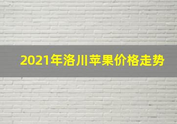 2021年洛川苹果价格走势