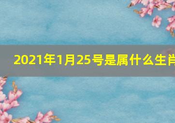 2021年1月25号是属什么生肖