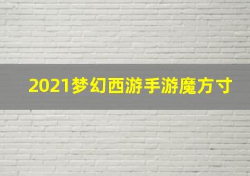 2021梦幻西游手游魔方寸