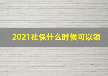 2021社保什么时候可以领