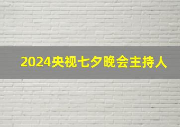 2024央视七夕晚会主持人