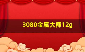 3080金属大师12g