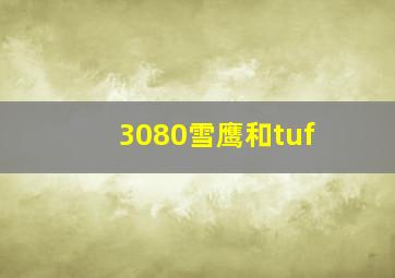 3080雪鹰和tuf