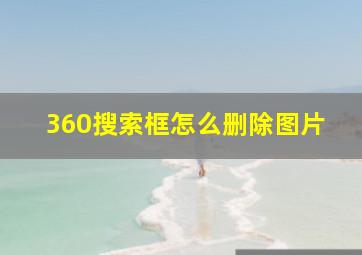 360搜索框怎么删除图片