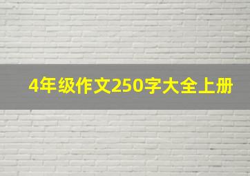 4年级作文250字大全上册