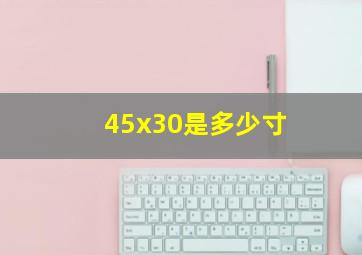 45x30是多少寸