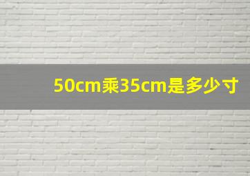 50cm乘35cm是多少寸