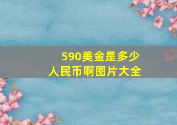 590美金是多少人民币啊图片大全