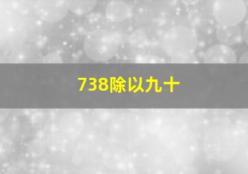 738除以九十