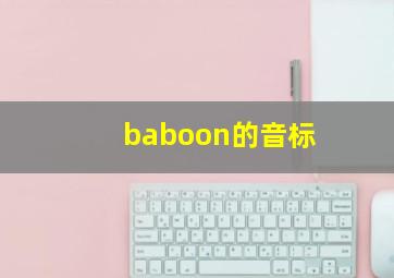 baboon的音标