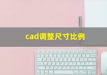 cad调整尺寸比例