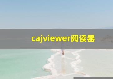 cajviewer阅读器