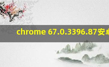 chrome 67.0.3396.87安卓版